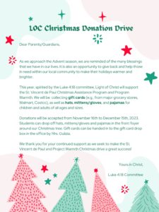 LOC Christmas Donations